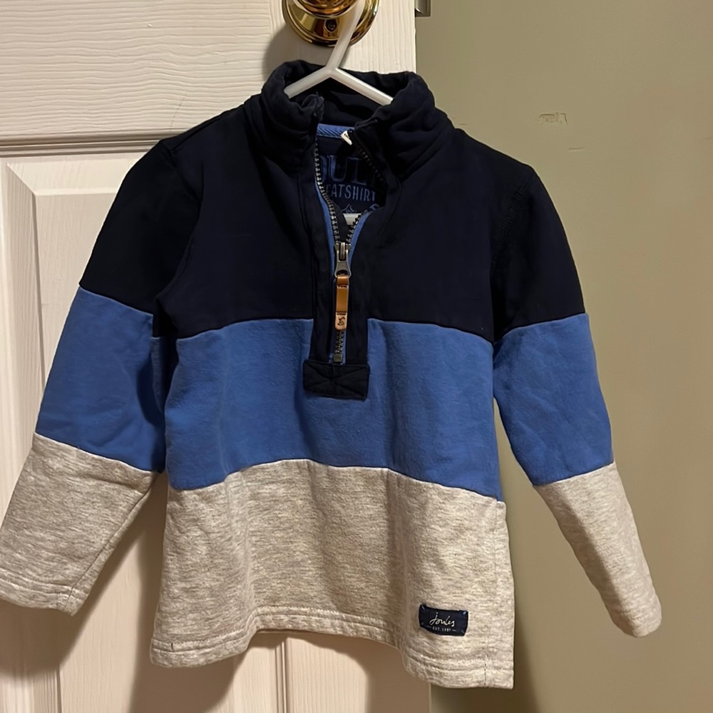 Joules half zip sweatshirt